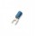 AU presuojama izoliuota šakutė M6 (2,5 mm², mėlyna)