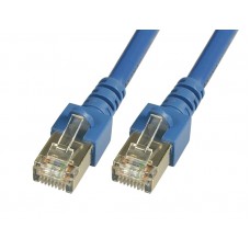SF/UTP patch kabelis PVC CAT5e 0.5m (mėlyna)