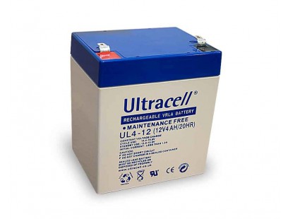 Akumuliatorius Ultracell UL4-12 (4Ah, 12V)