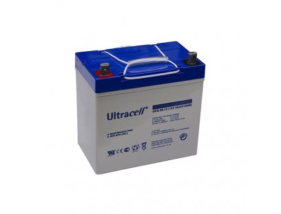 Akumuliatorius Ultracell UCG55-12 (55Ah, 12V, gelinis, gilus iškrovimas)