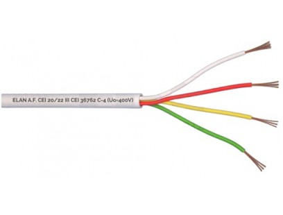 ELAN lūdytas apsauginis kabelis 4x0.22