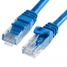 Patch kabelis (0.5m, UTP, CAT6, mėlynas)