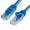 UTP patch kabelis PVC CAT6 0.5m (mėlyna)