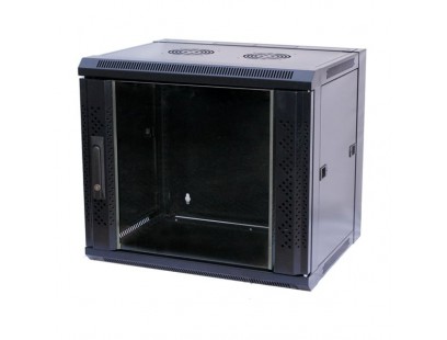Komutacinė pakabinama spinta 19" 15U 600x450x769 (nesurinkta, juoda)