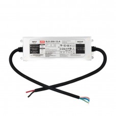 Impulsinis maitinimo šaltinis LED 200W 12V 16A IP67, dimeriuojamas, Mean well XLG-200-12-A